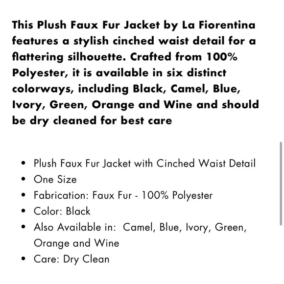 La Fiorentina Plush Faux Fur 🐰♥️